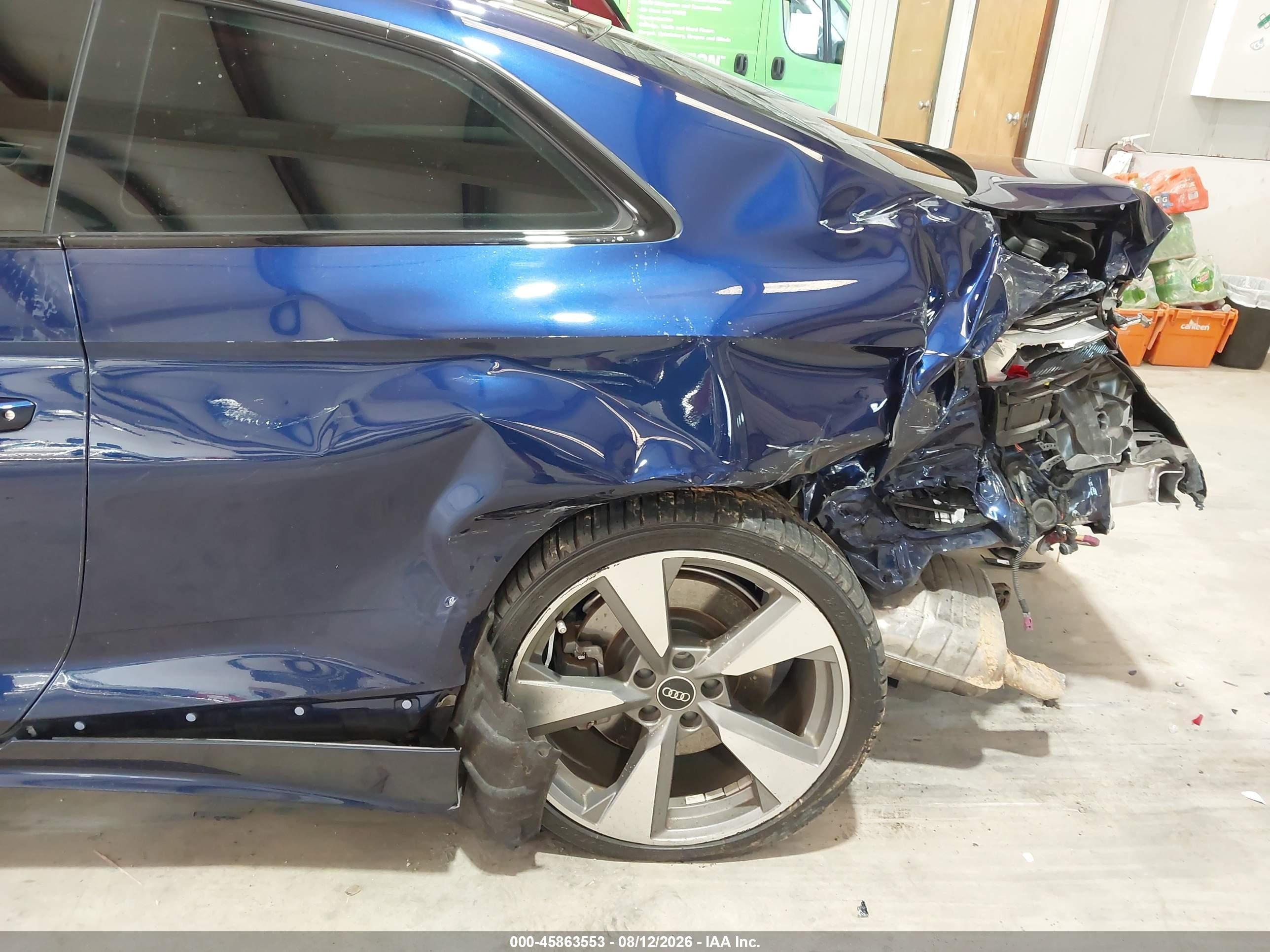 2021 Audi A5 Premium Plus 45 Tfsi Quattro S Tronic Blue vin: WAUTAAF56MA033097