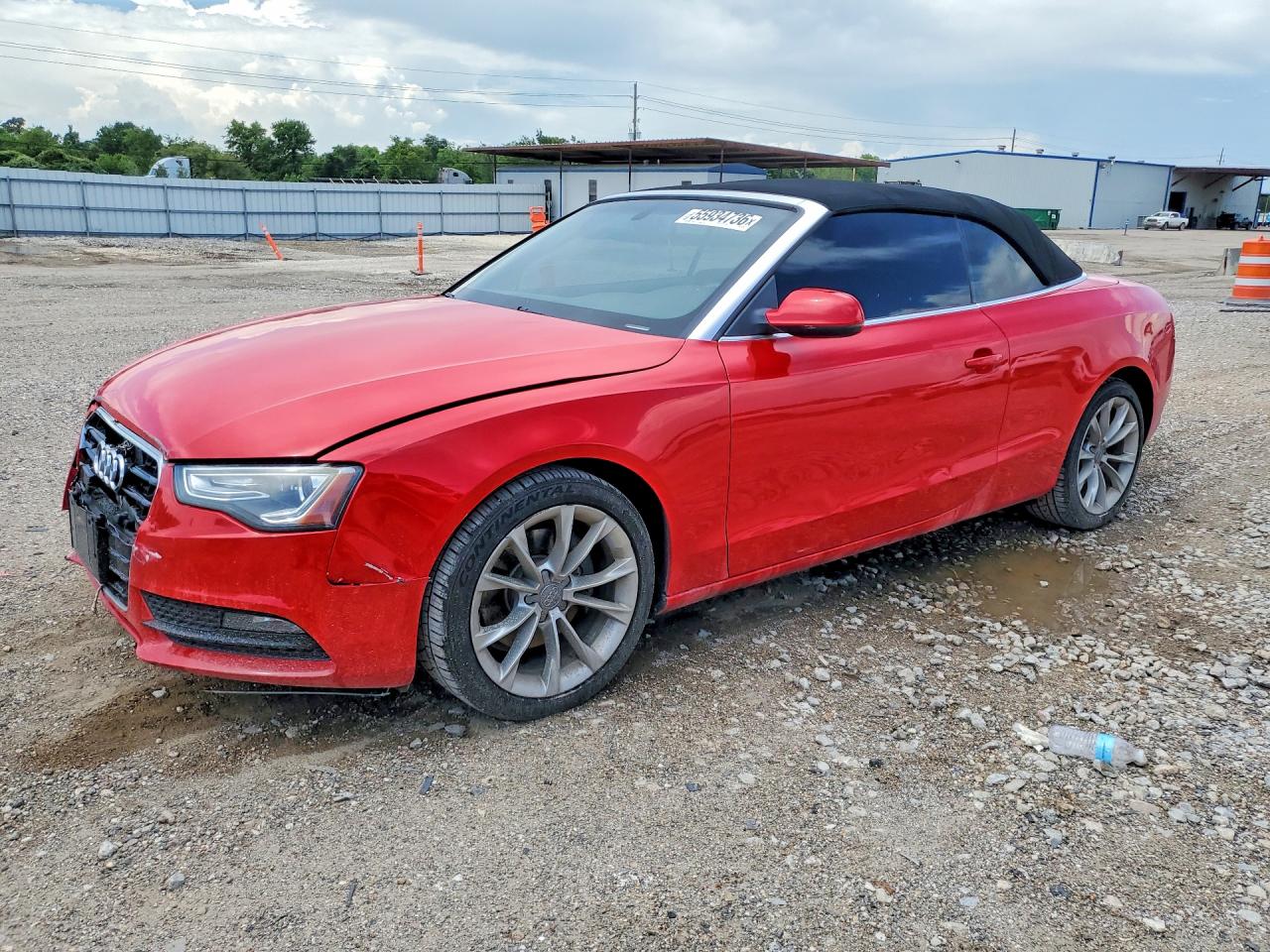 2013 Audi A5 Prestige Red vin: WAUTFAFH7DN007550