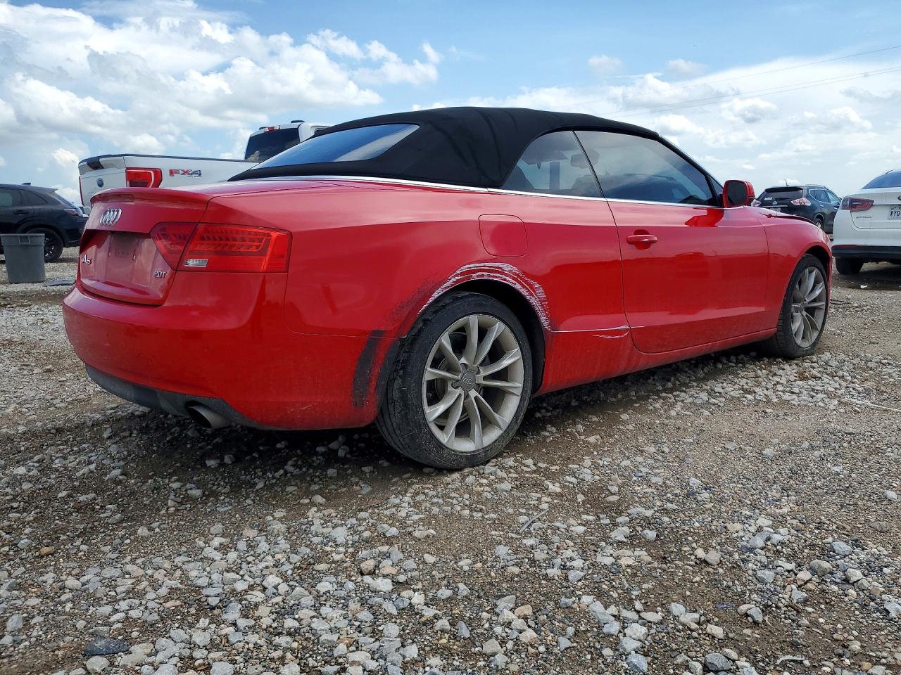 2013 Audi A5 Prestige Red vin: WAUTFAFH7DN007550