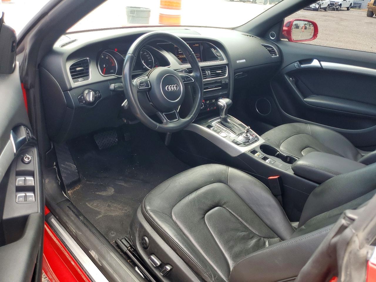 2013 Audi A5 Prestige Red vin: WAUTFAFH7DN007550