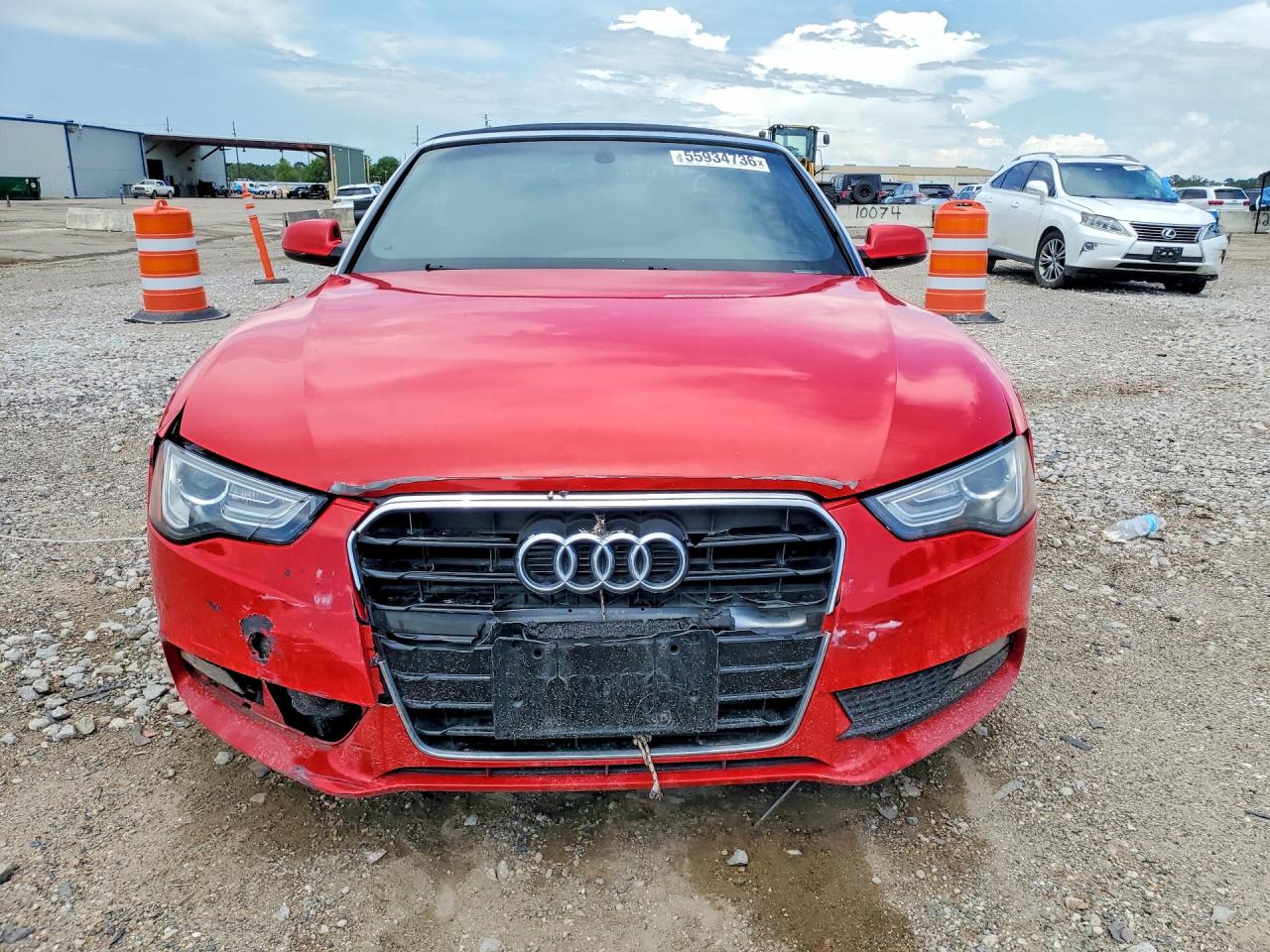 2013 Audi A5 Prestige Red vin: WAUTFAFH7DN007550