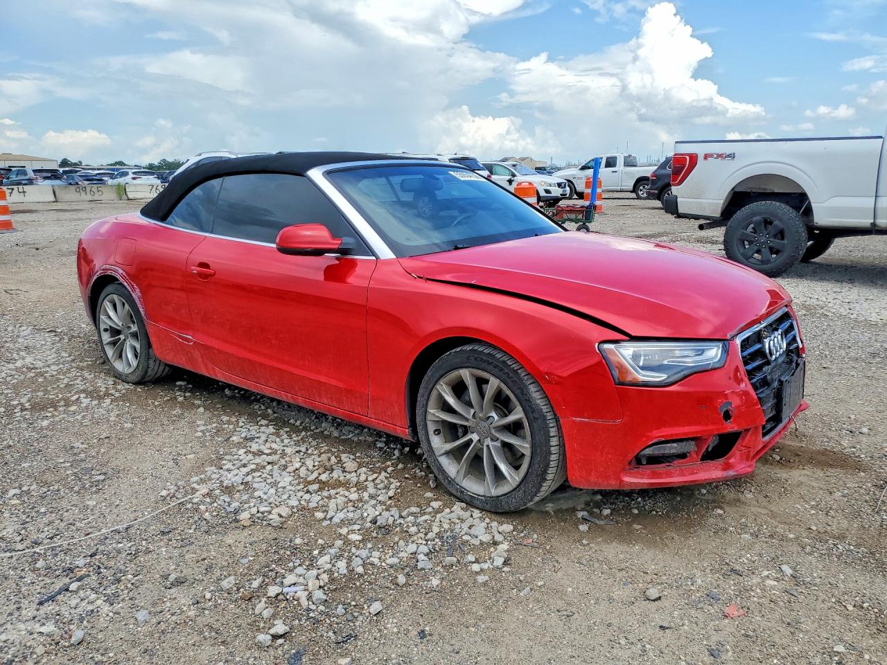2013 Audi A5 Prestige Red vin: WAUTFAFH7DN007550