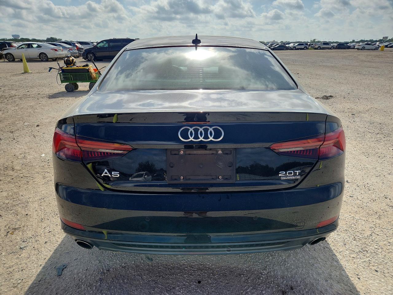 2018 Audi A5 Premium Plus S-line Black vin: WAUTNAF51JA071675