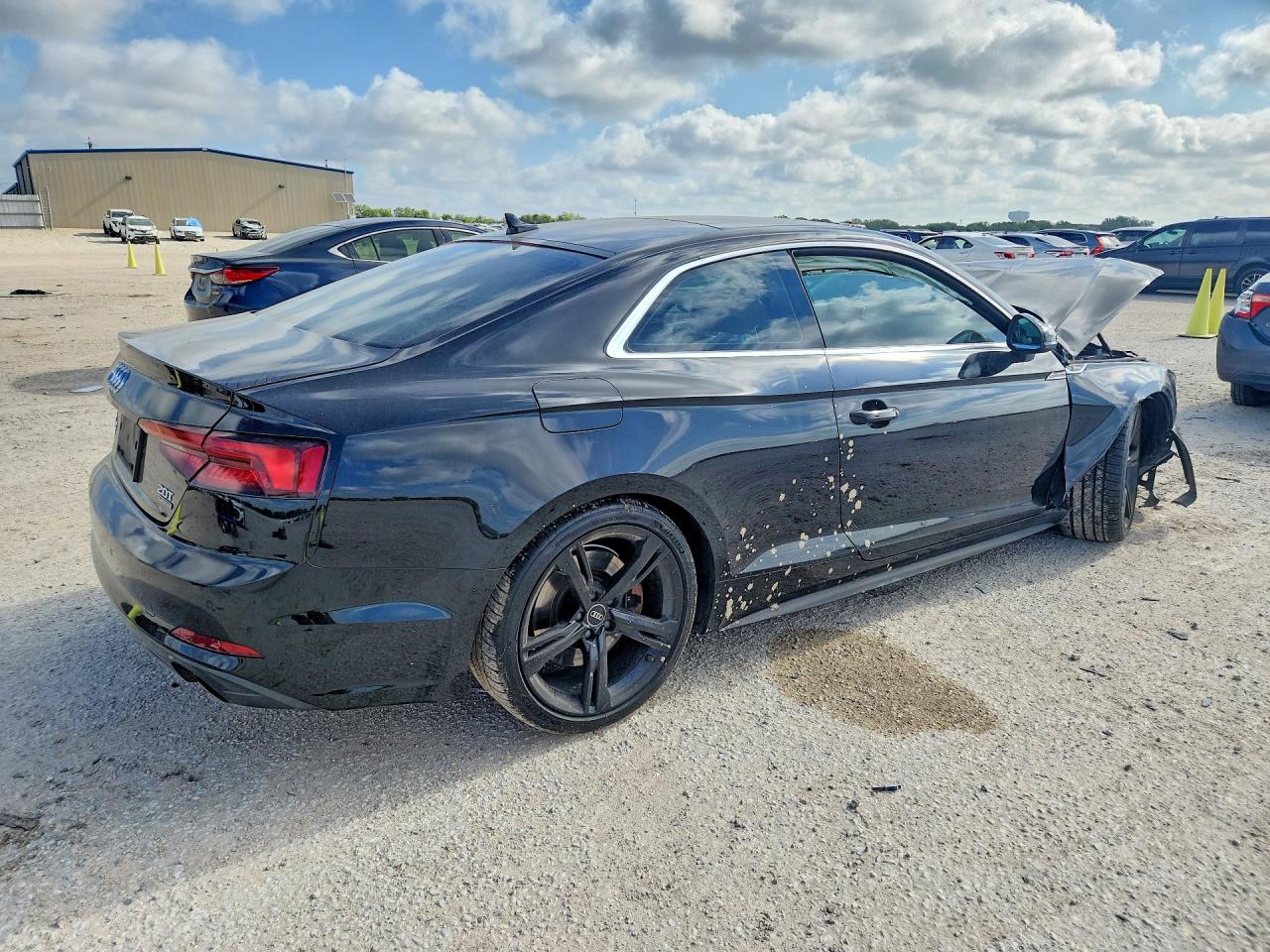 2018 Audi A5 Premium Plus S-line Black vin: WAUTNAF51JA071675