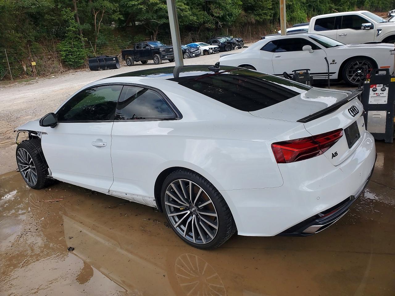 2020 Audi A5 Premium Plus White vin: WAUTNAF52LA003159