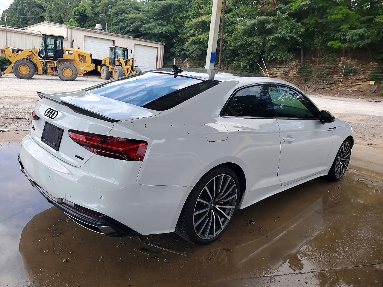 2020 Audi A5 Premium Plus White vin: WAUTNAF52LA003159