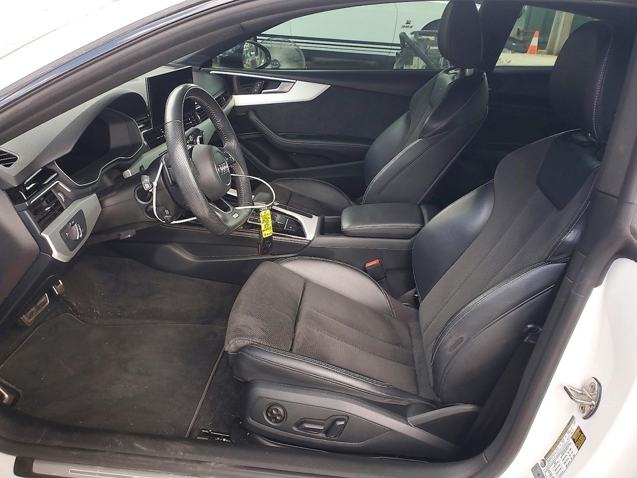 2020 Audi A5 Premium Plus White vin: WAUTNAF52LA003159