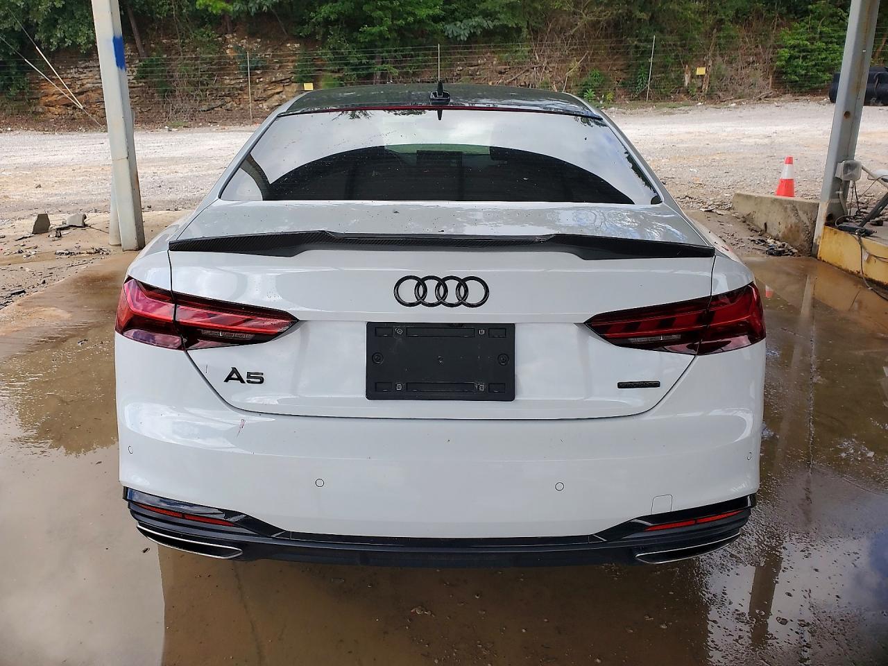 2020 Audi A5 Premium Plus White vin: WAUTNAF52LA003159