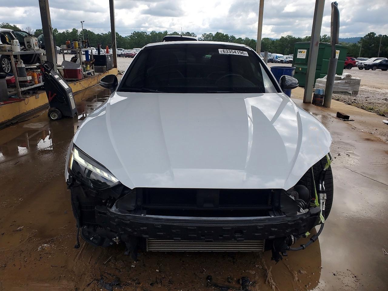 2020 Audi A5 Premium Plus White vin: WAUTNAF52LA003159