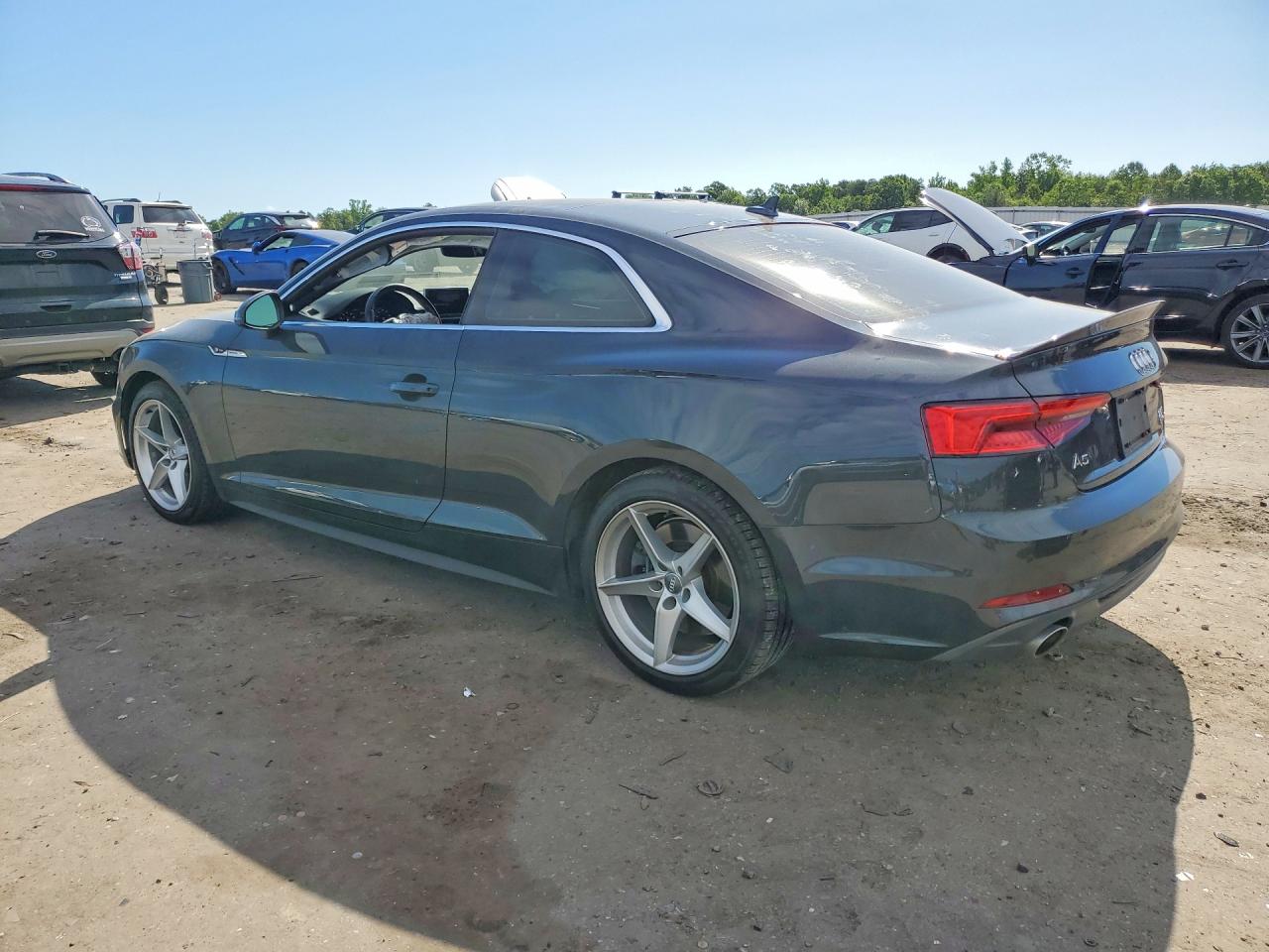2018 Audi A5 Premium Plus S-line Gray vin: WAUTNAF54JA008229