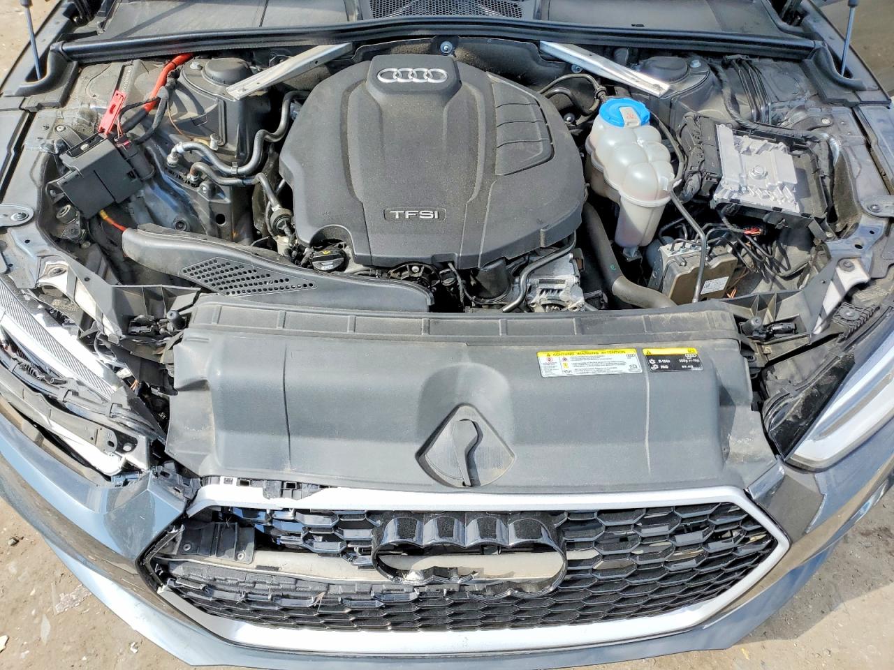 2018 Audi A5 Premium Plus S-line Gray vin: WAUTNAF54JA008229