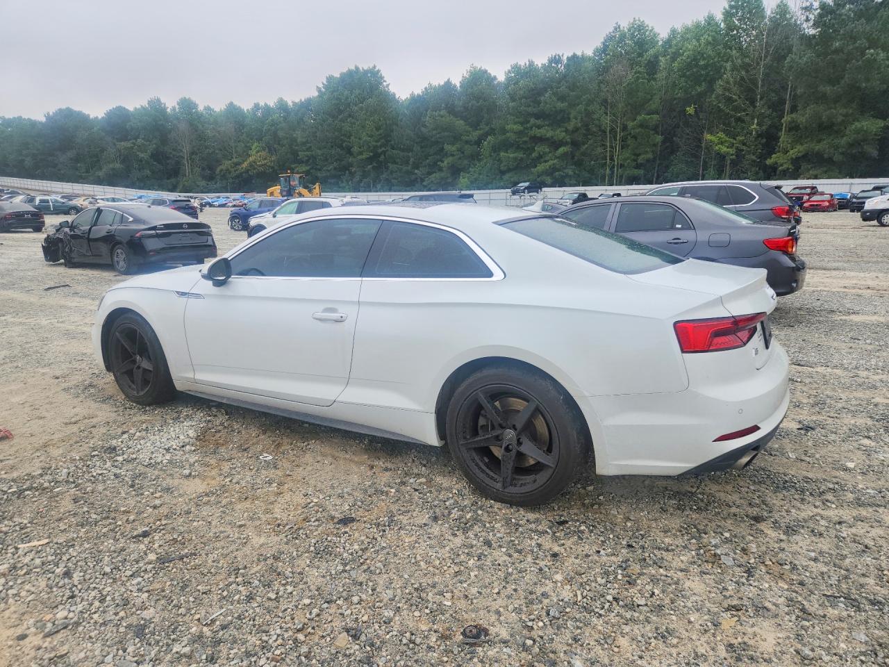 2018 Audi A5 Premium Plus S-line White vin: WAUTNAF54JA011230