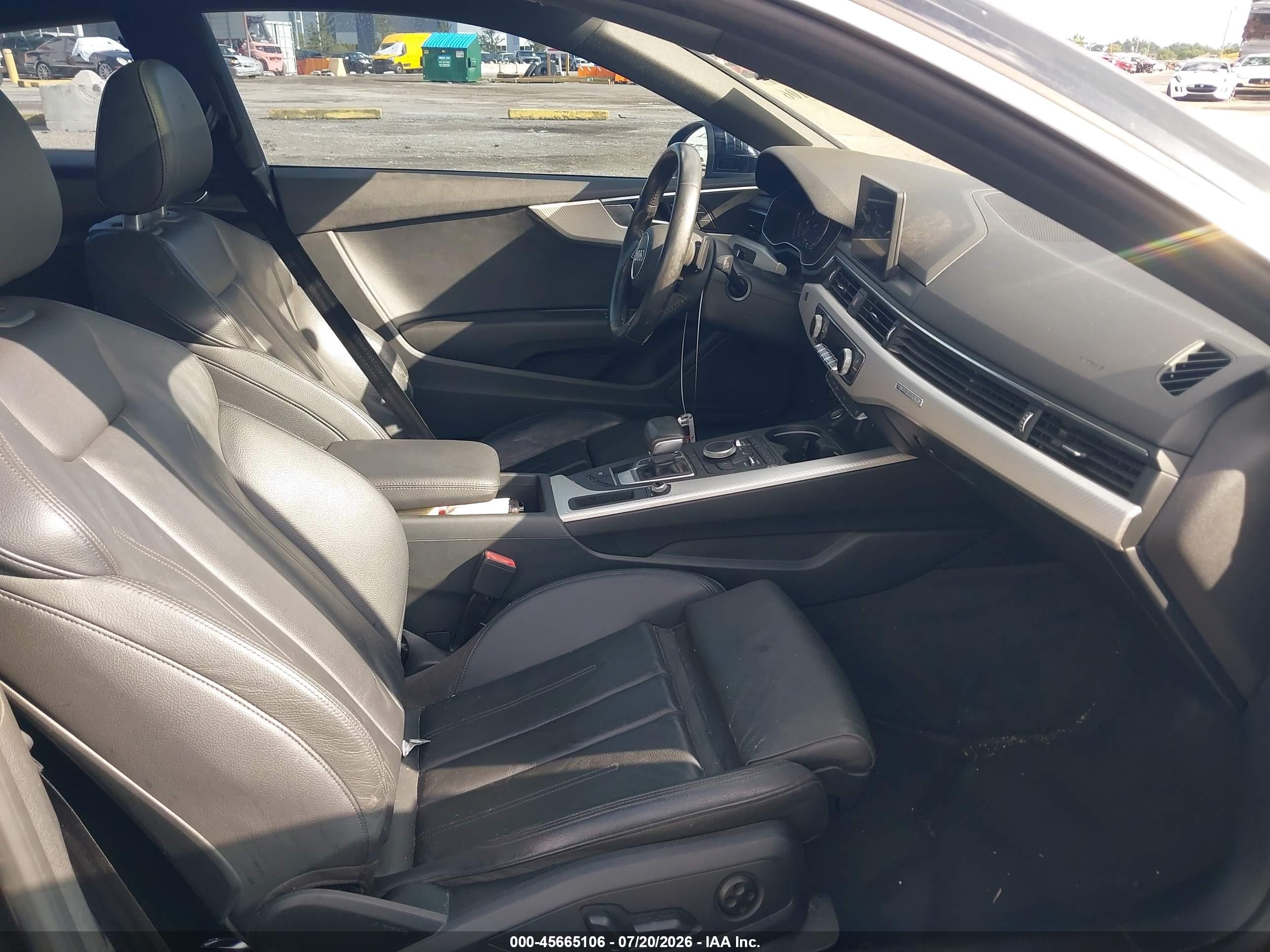 2018 Audi A5 2.0t Premium Black vin: WAUTNAF58JA082883