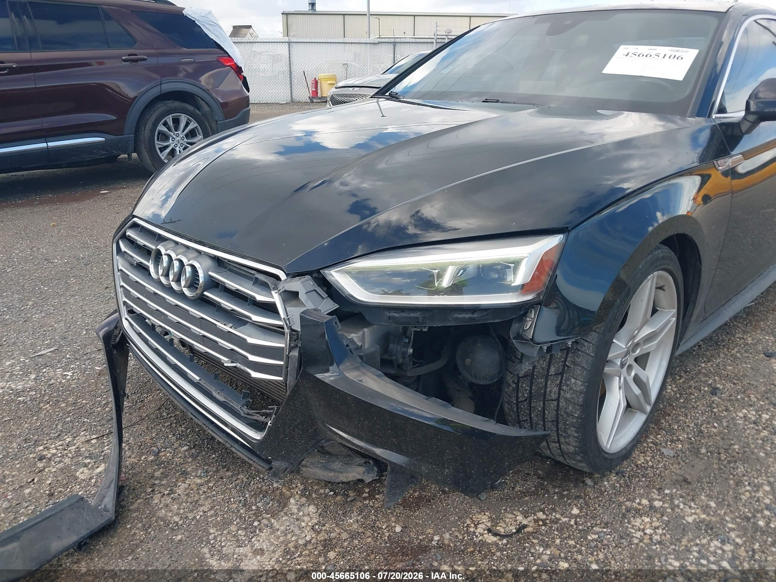 2018 Audi A5 2.0t Premium Black vin: WAUTNAF58JA082883