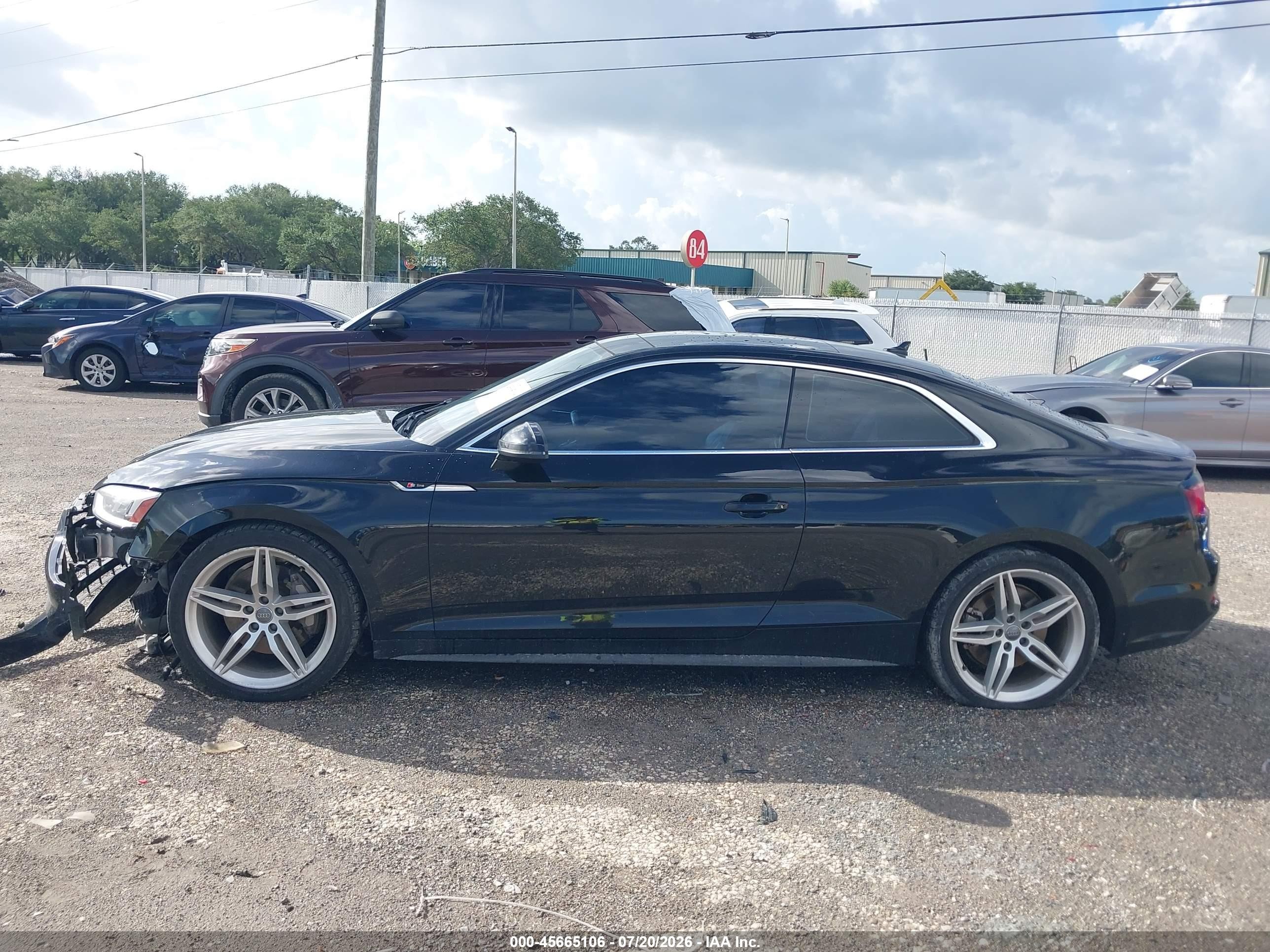 2018 Audi A5 2.0t Premium Black vin: WAUTNAF58JA082883