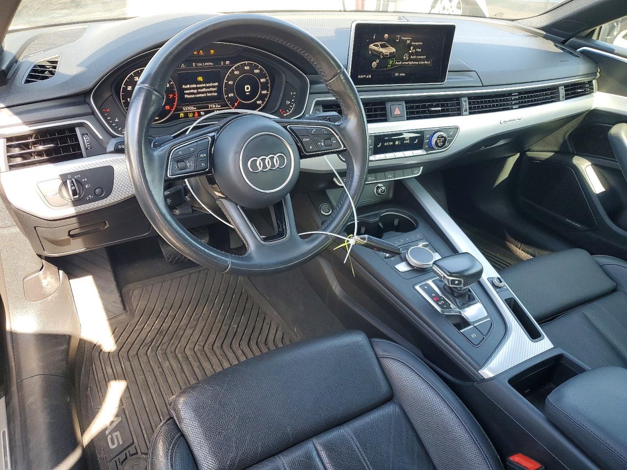 2018 Audi A5 Premium Plus S-line Серый vin: WAUTNAF59JA023972