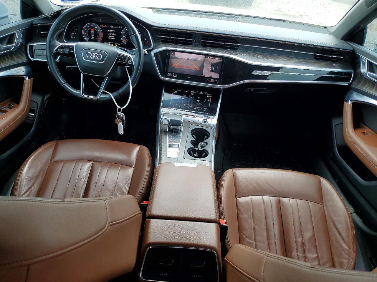 2019 Audi A7 Premium Plus S-line White vin: WAUU2AF20KN112407
