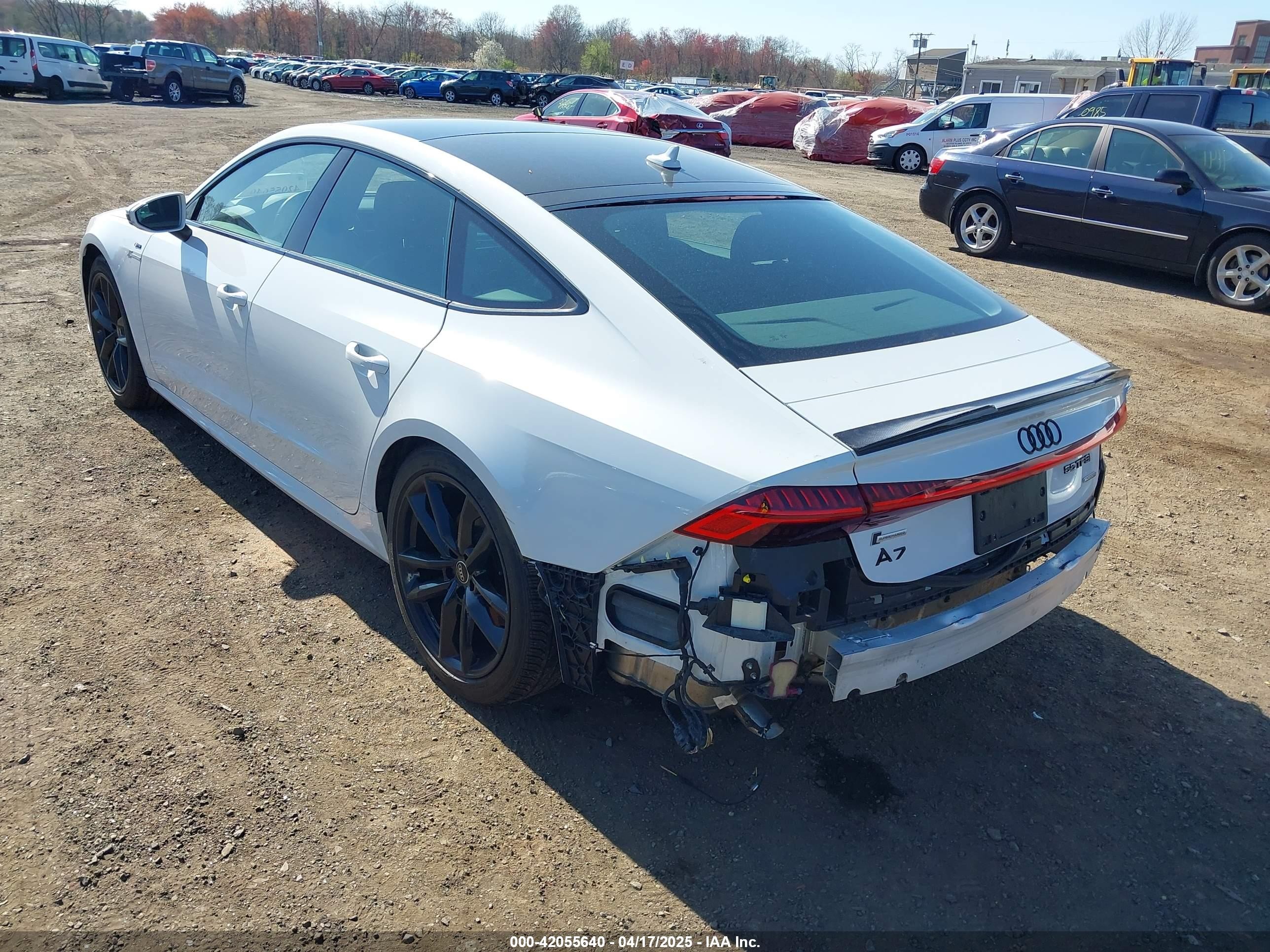 2023 Audi A7 Sportback Premium Plus 55 Tfsi E Quattro S Tronic White vin: WAUU2BF24PN040320
