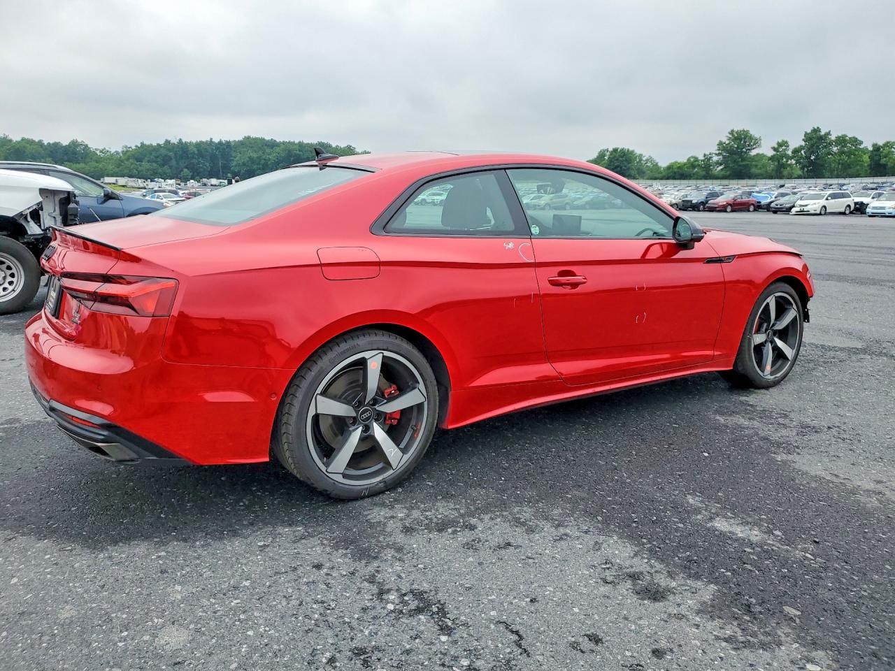 2023 Audi A5 Red vin: WAUUAAF52PA017682