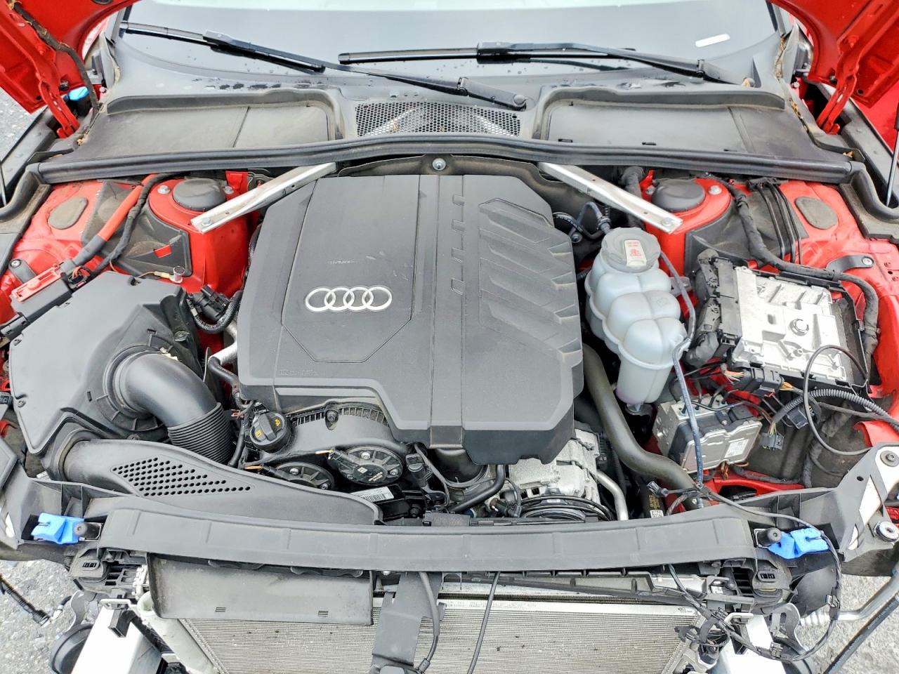 2023 Audi A5 Red vin: WAUUAAF52PA017682