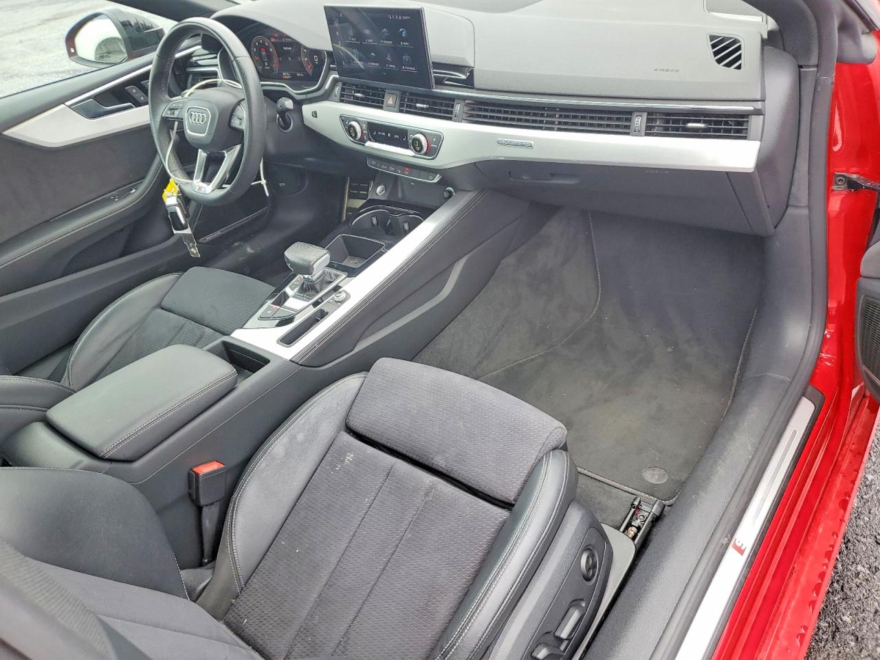 2023 Audi A5 Red vin: WAUUAAF52PA017682