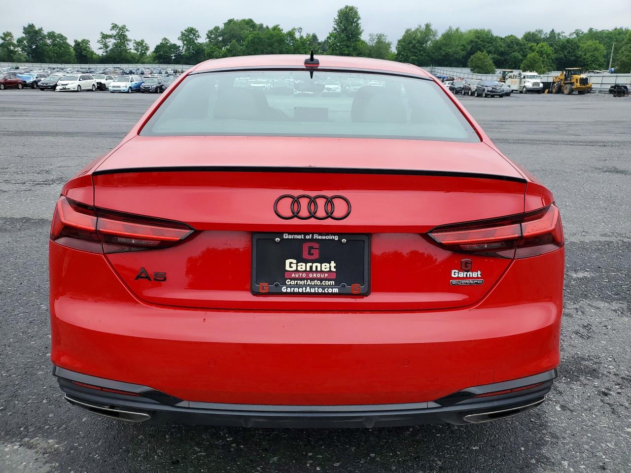 2023 Audi A5 Red vin: WAUUAAF52PA017682