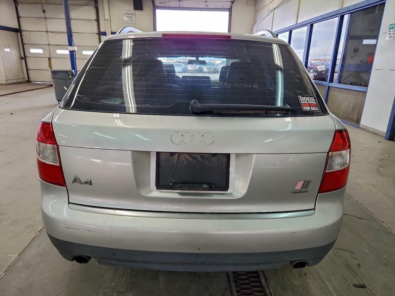2002 Audi A4 1.8t Avant Quattro Silver vin: WAUVC68E12A308434