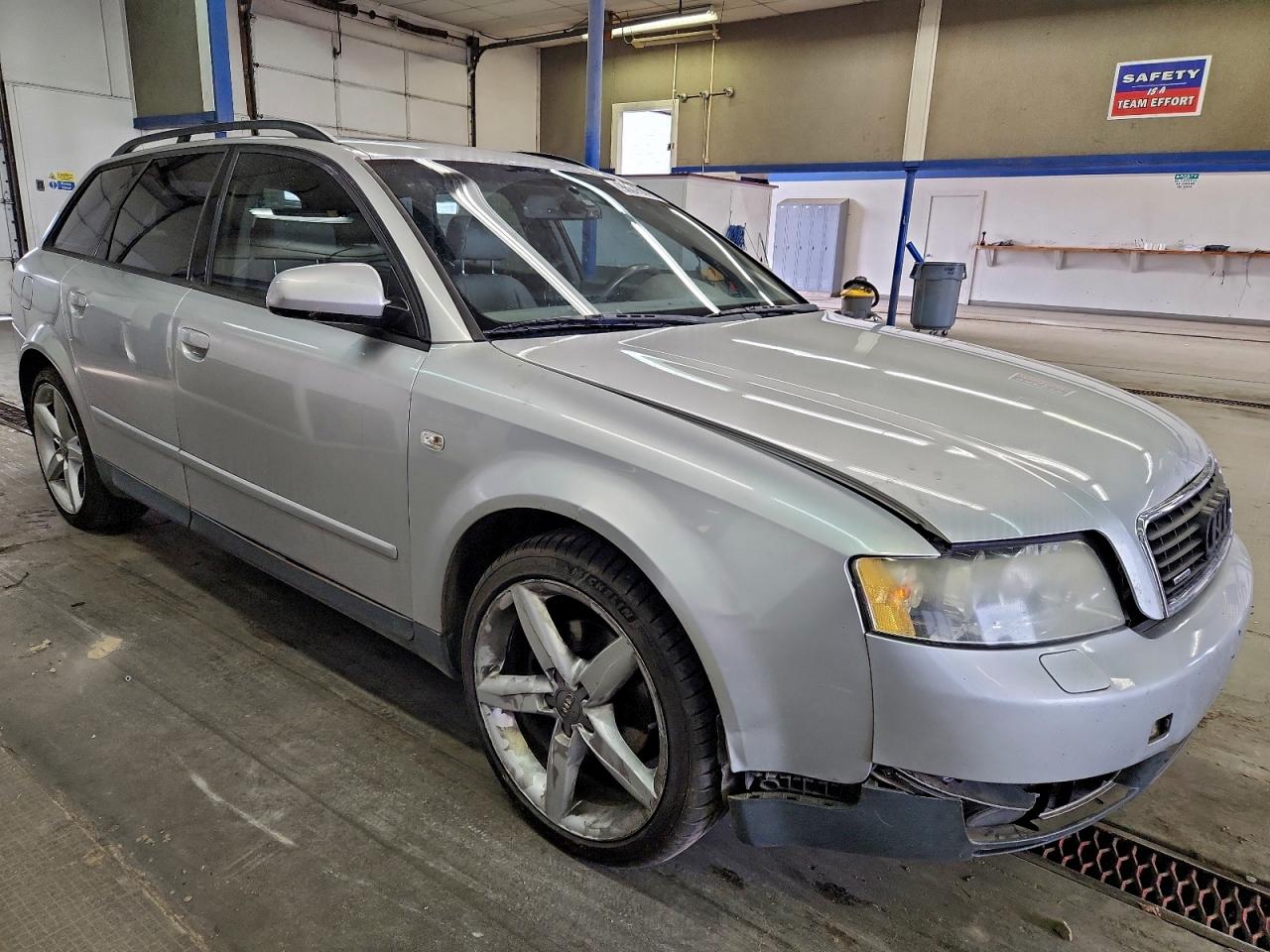 2002 Audi A4 1.8t Avant Quattro Silver vin: WAUVC68E12A308434