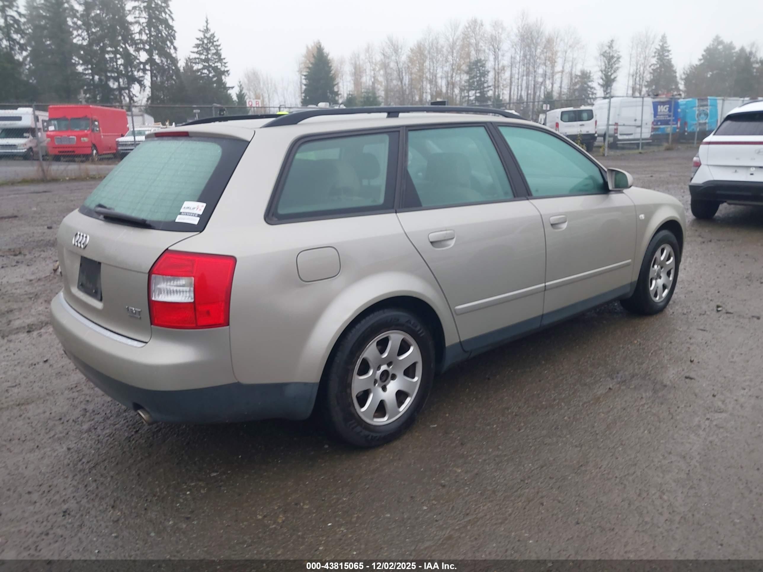 2002 Audi A4 1.8t Avant Brown vin: WAUVC68E22A265626