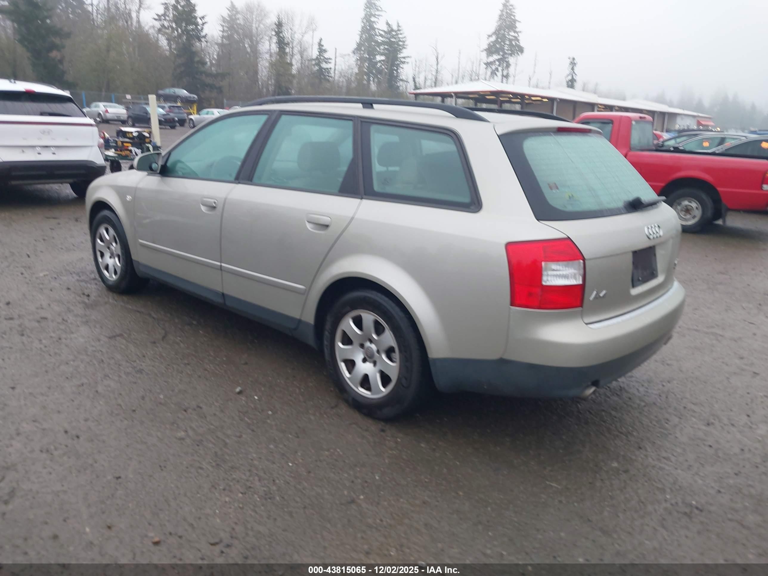 2002 Audi A4 1.8t Avant Brown vin: WAUVC68E22A265626