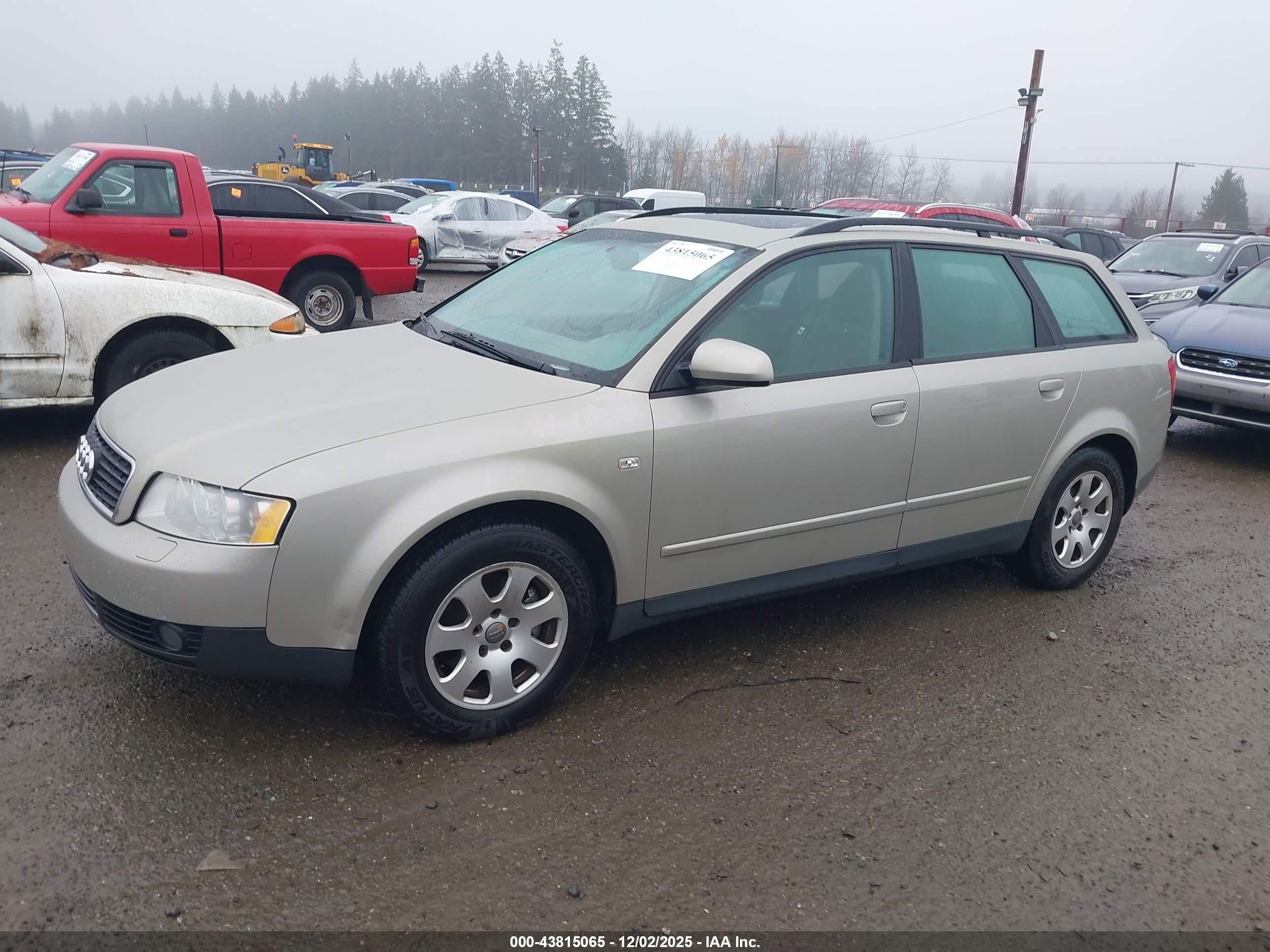 2002 Audi A4 1.8t Avant Brown vin: WAUVC68E22A265626