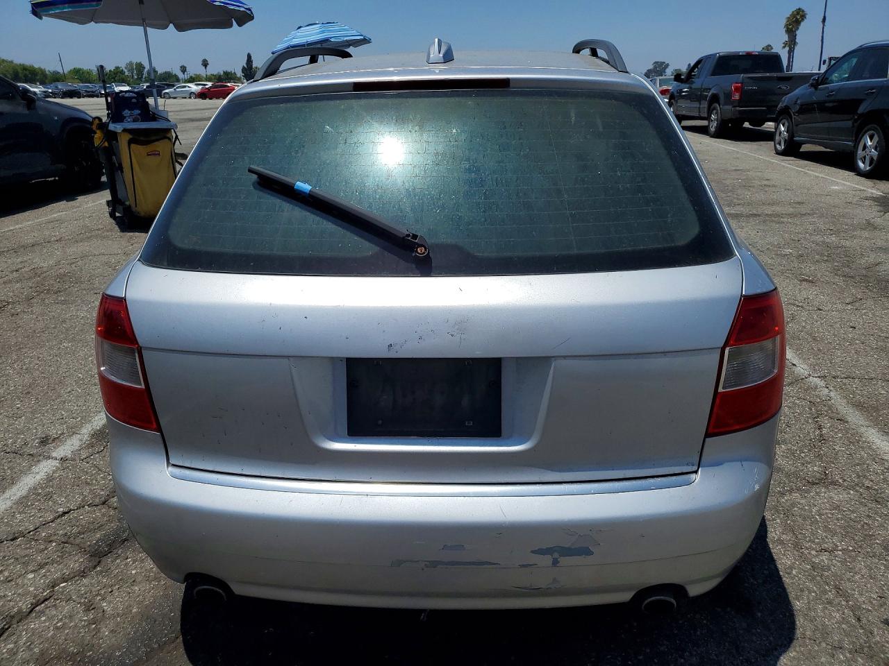 2004 Audi A4 1.8t Avant Quattro Silver vin: WAUVC68E34A146728