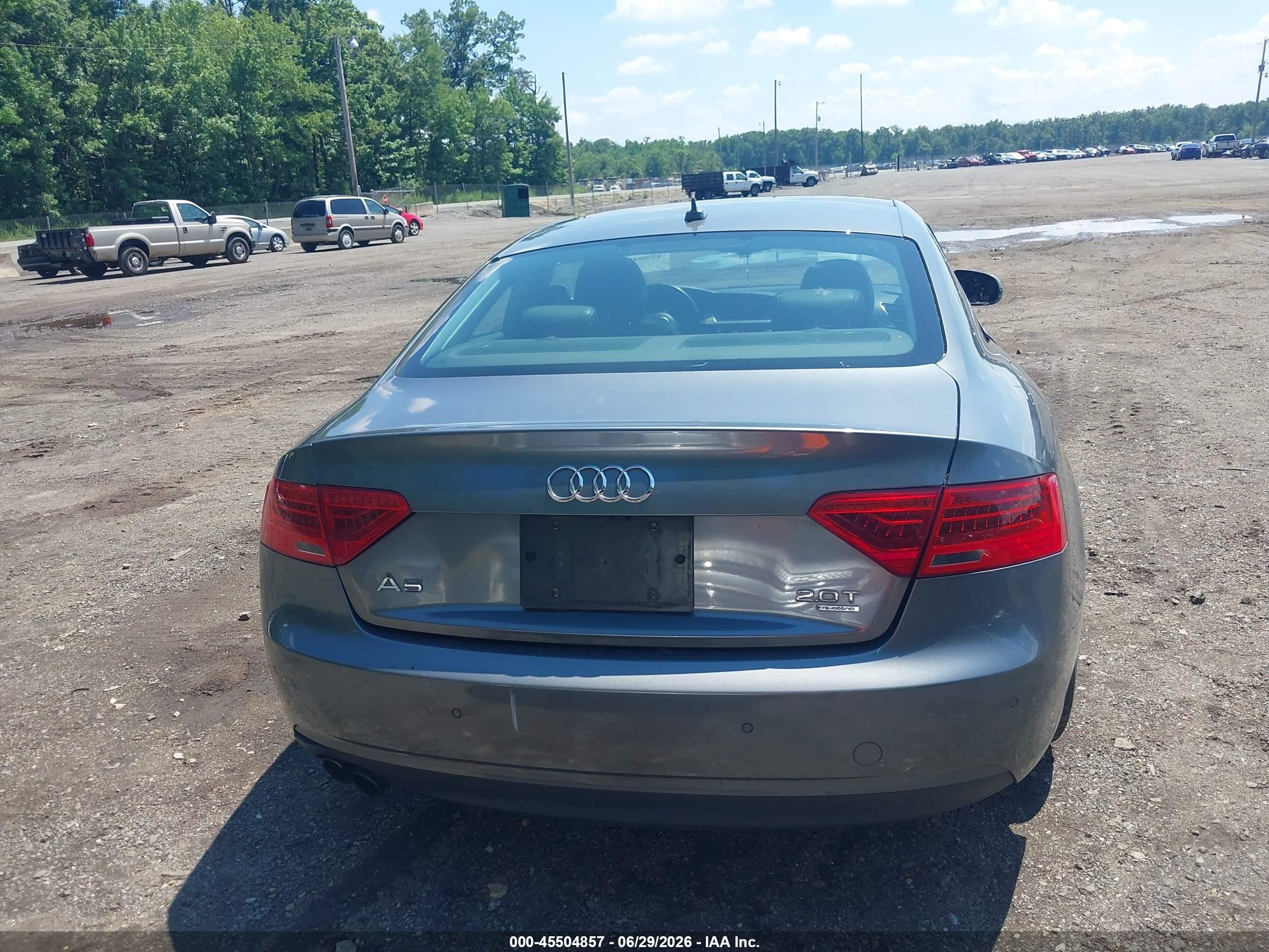 2013 Audi A5 2.0t Premium Silver vin: WAUVFAFR2DA044823