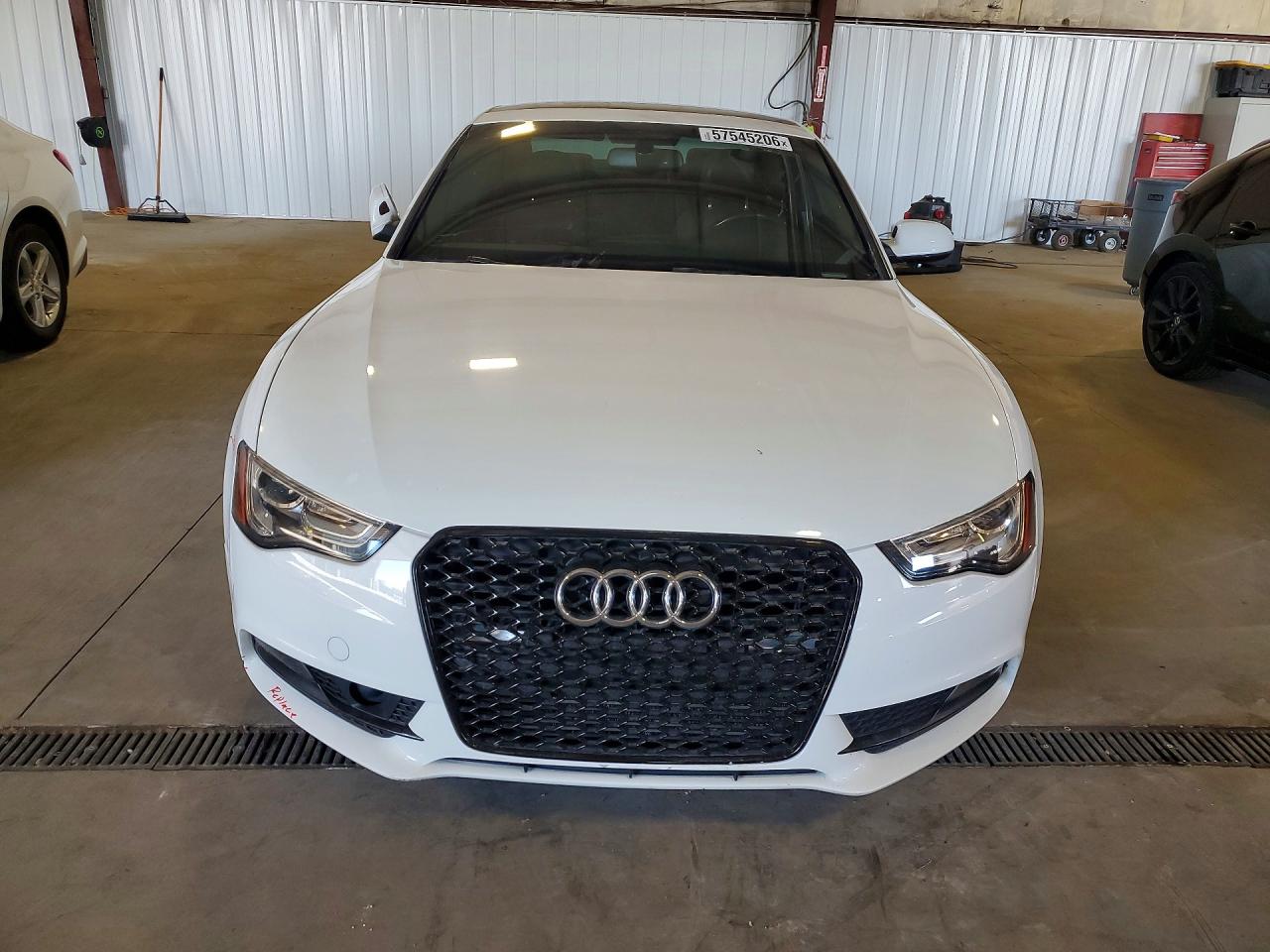 2013 Audi A5 Prestige Белый vin: WAUVFAFR4DA042202