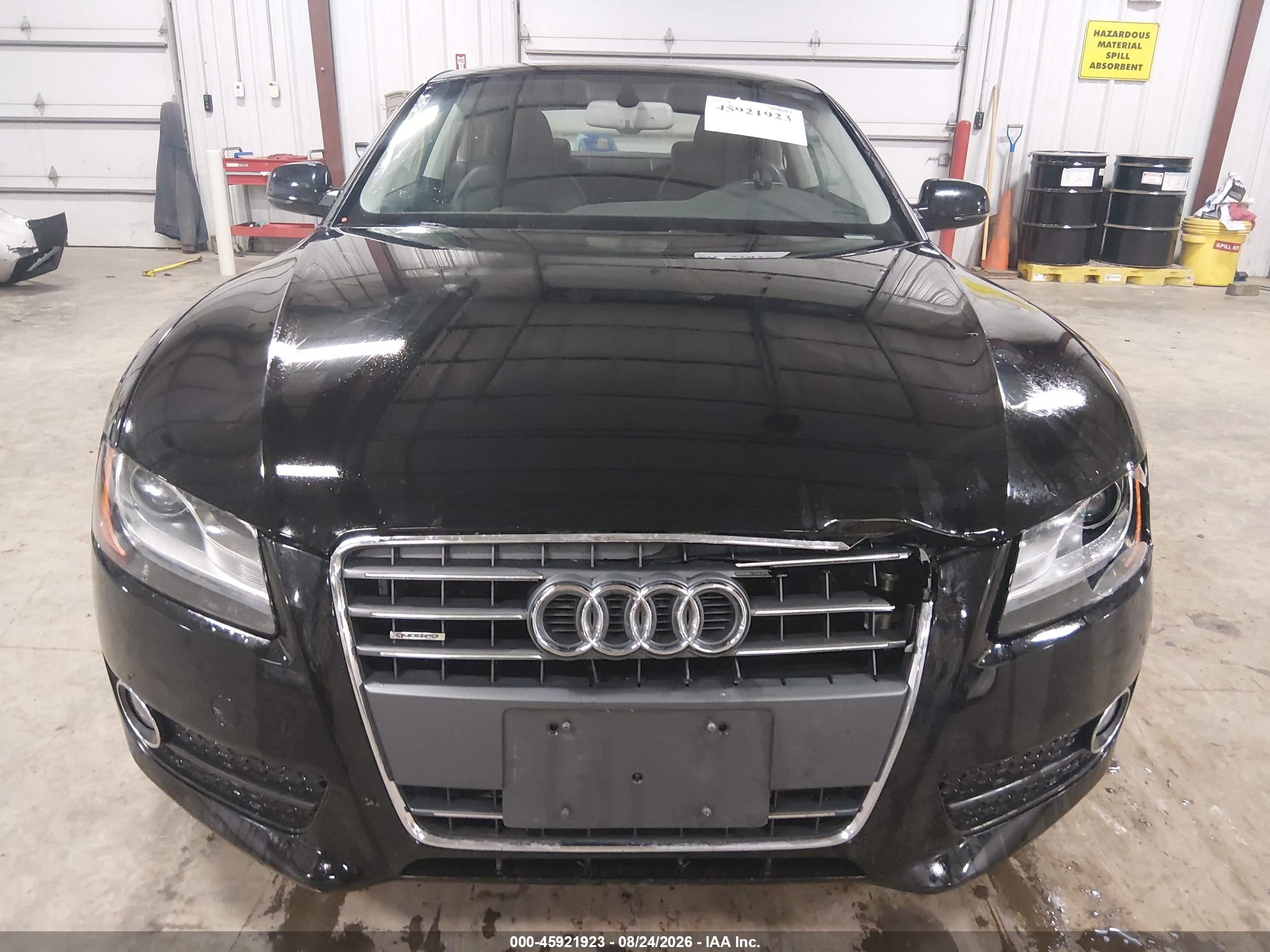 2012 Audi A5 2.0t Prestige Черный vin: WAUVFAFR7CA019673
