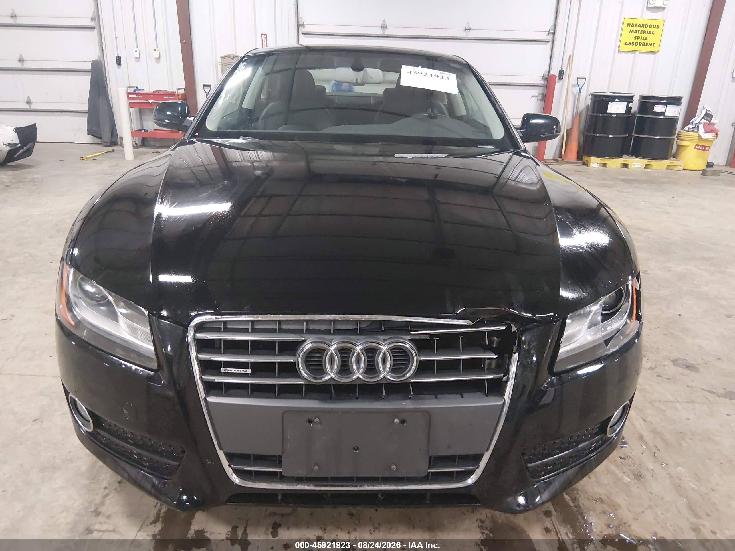 2012 Audi A5 2.0t Prestige Черный vin: WAUVFAFR7CA019673