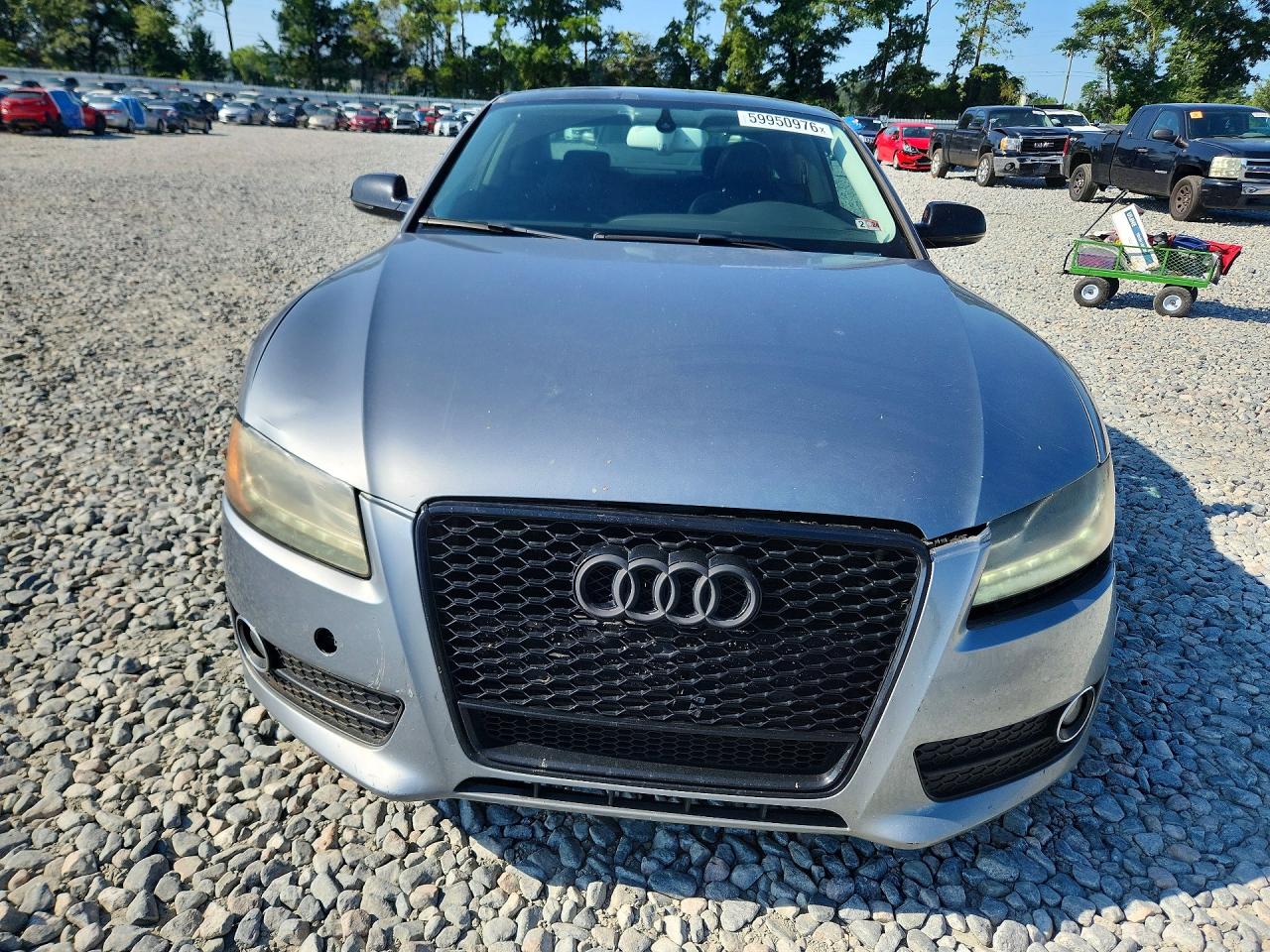 2011 Audi A5 Prestige Silver vin: WAUVFAFR9BA025053
