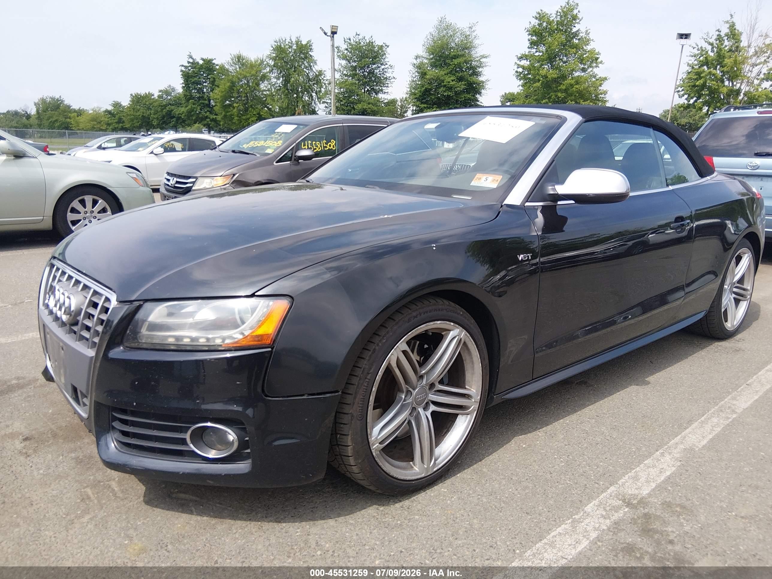 2011 Audi S5 3.0 Premium Plus Black vin: WAUVGAFH1BN001522