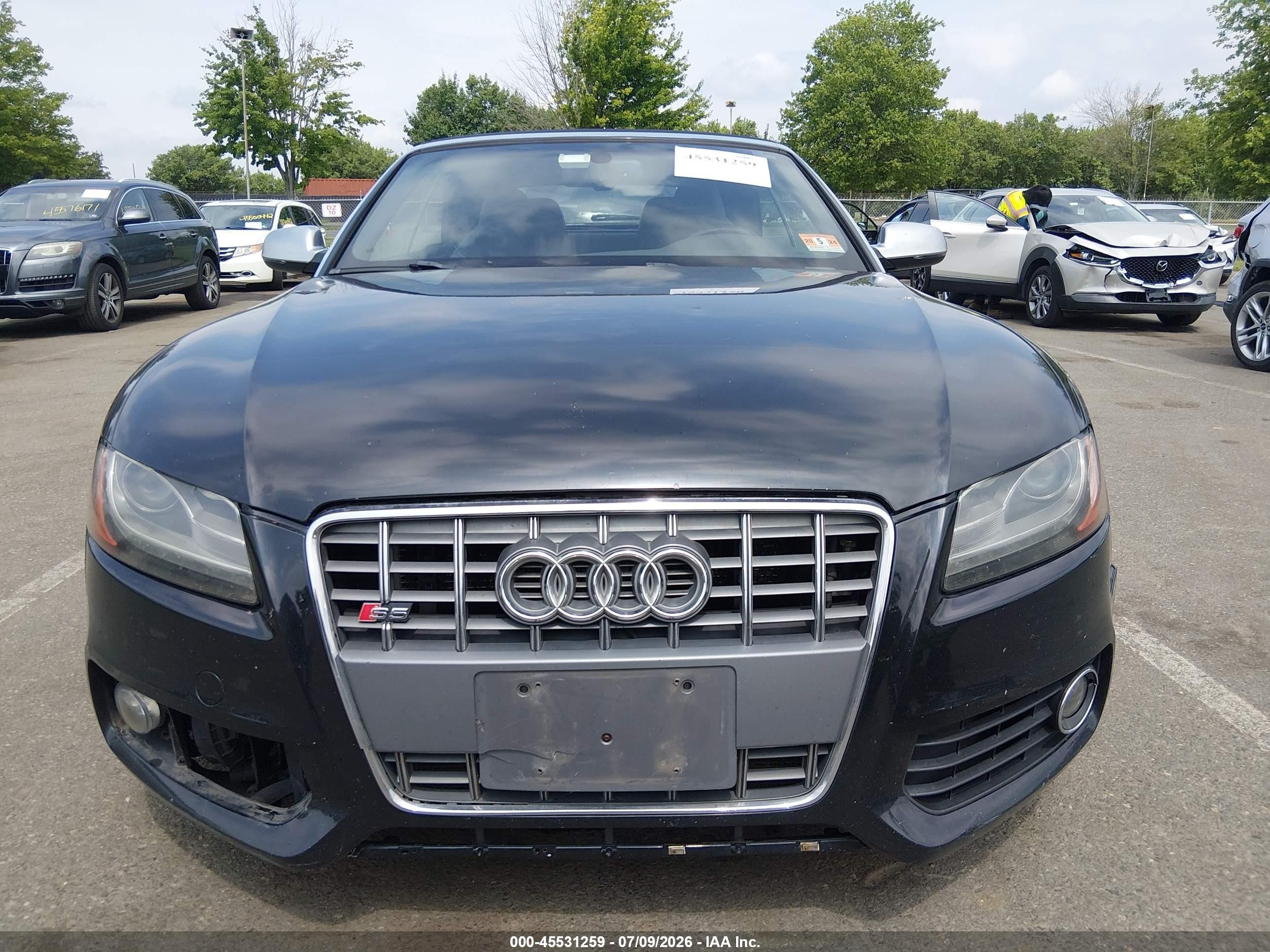 2011 Audi S5 3.0 Premium Plus Black vin: WAUVGAFH1BN001522