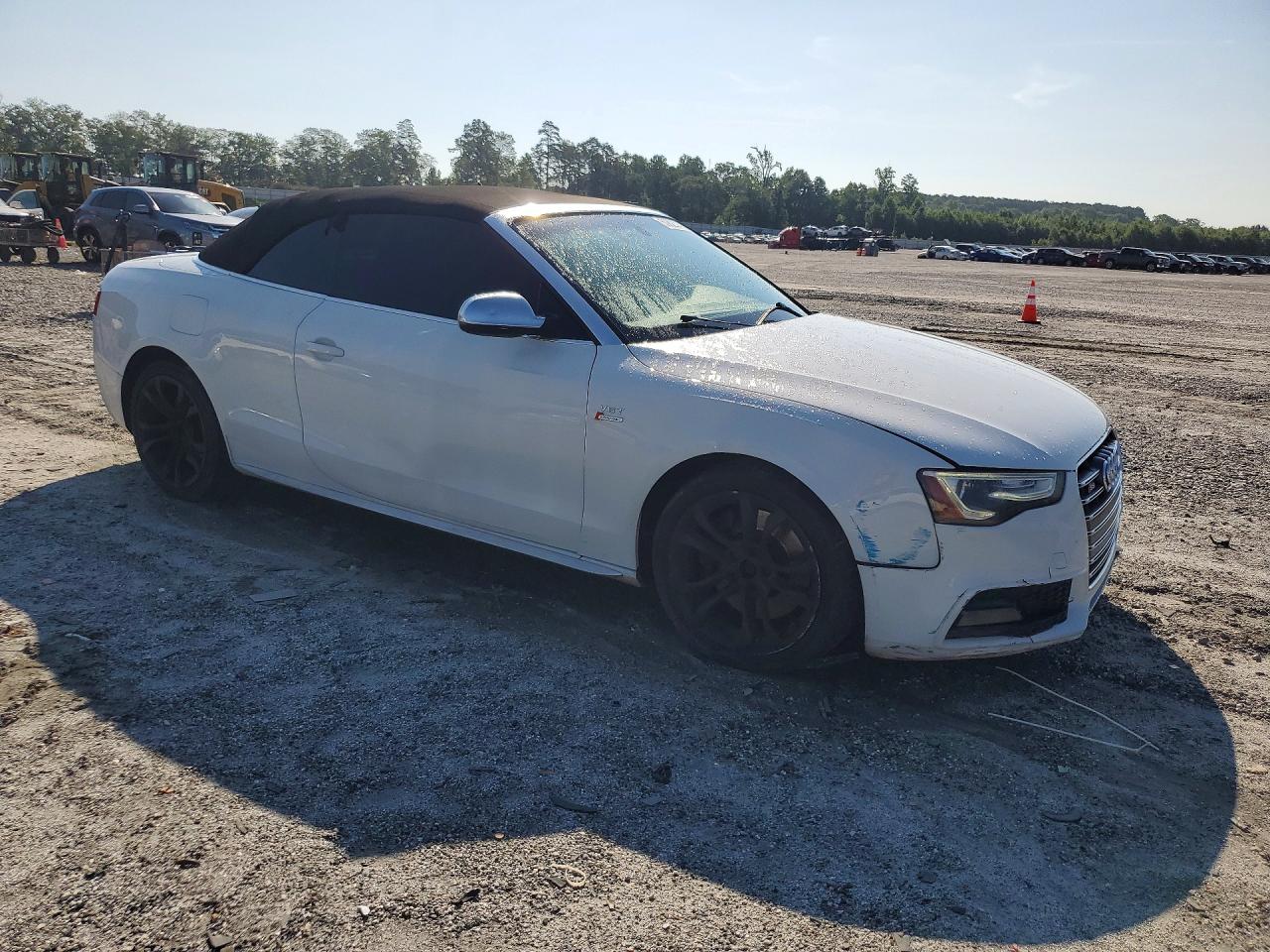 2013 Audi S5 Prestige White vin: WAUVGAFH3DN003193