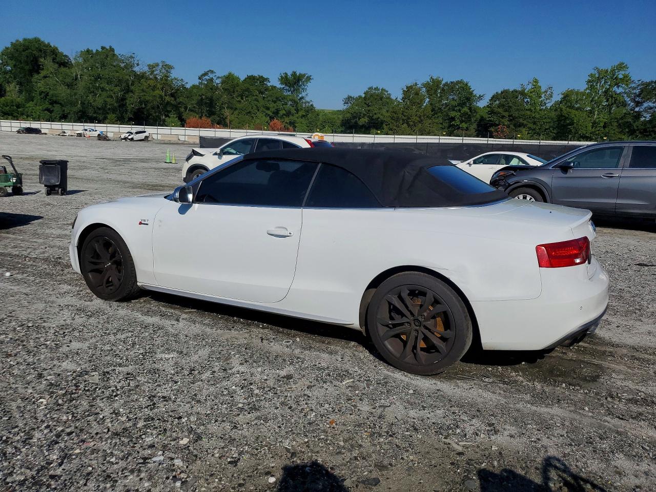 2013 Audi S5 Prestige White vin: WAUVGAFH3DN003193