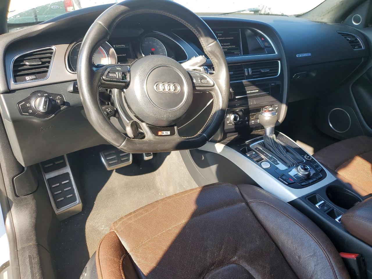 2013 Audi S5 Prestige White vin: WAUVGAFH3DN003193