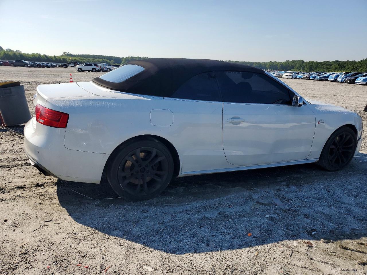 2013 Audi S5 Prestige White vin: WAUVGAFH3DN003193