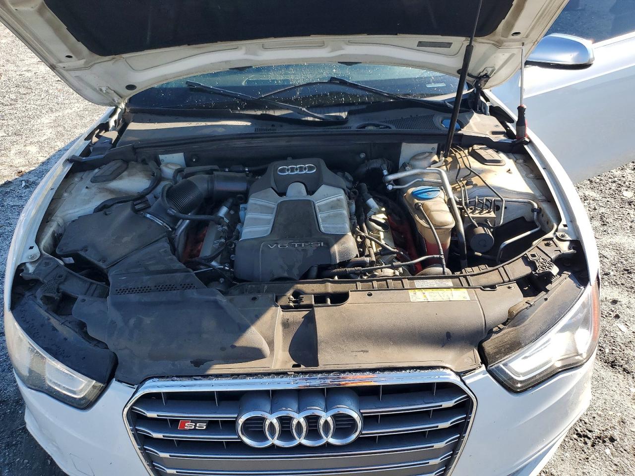 2013 Audi S5 Prestige White vin: WAUVGAFH3DN003193