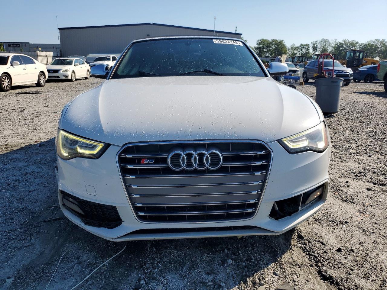 2013 Audi S5 Prestige White vin: WAUVGAFH3DN003193