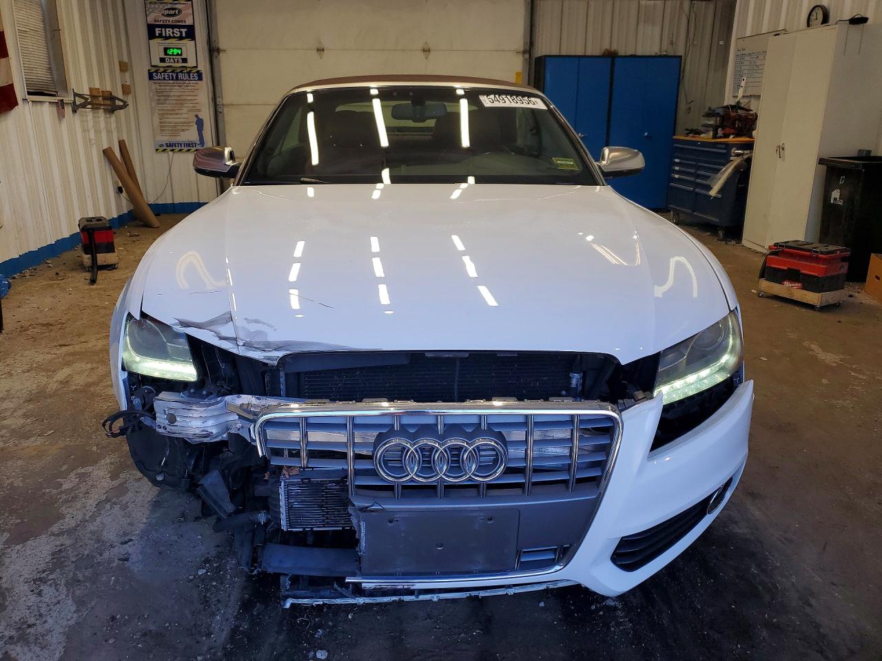 2011 Audi S5 Prestige White vin: WAUVGAFH5BN009400