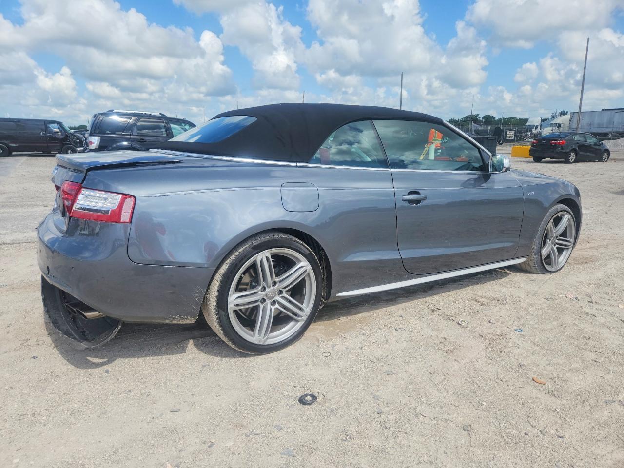 2012 Audi S5 Prestige Gray vin: WAUVGAFH6CN005759