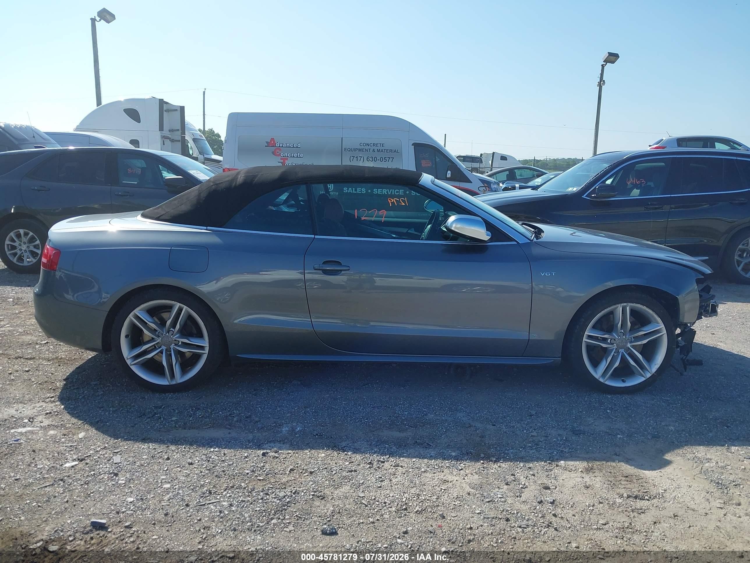2012 Audi S5 Prestige Gray vin: WAUVGAFHXCN004131