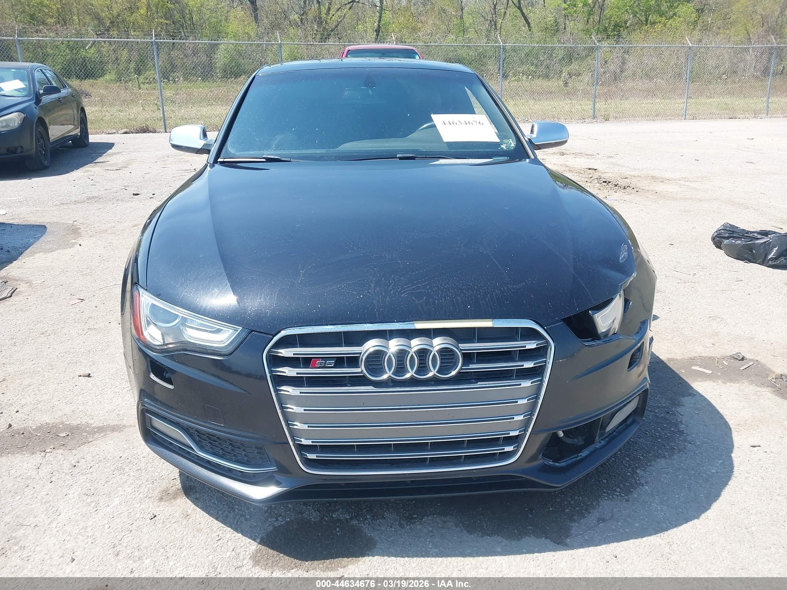 2014 Audi S5 3.0t Premium Plus Black vin: WAUVGAFR0EA019918