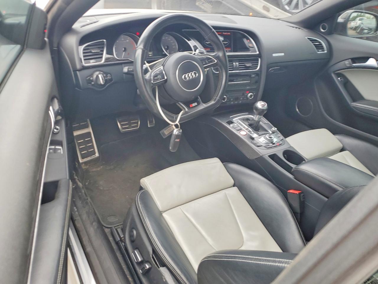 2015 Audi S5 Prestige White vin: WAUVGAFR0FA035778